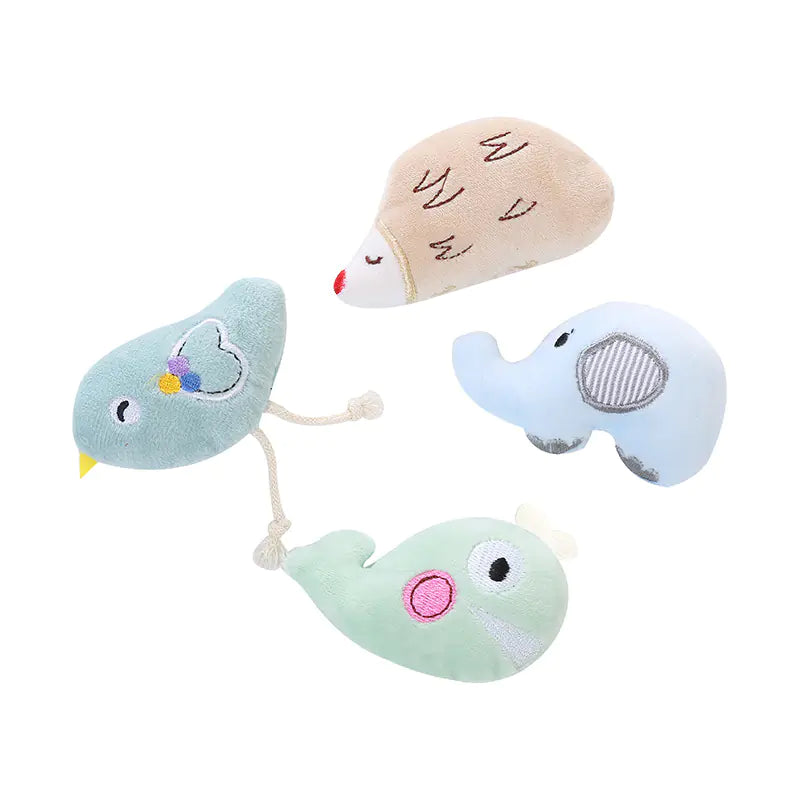 Interactive Plush Cat Toys - Muppet Animal Designs