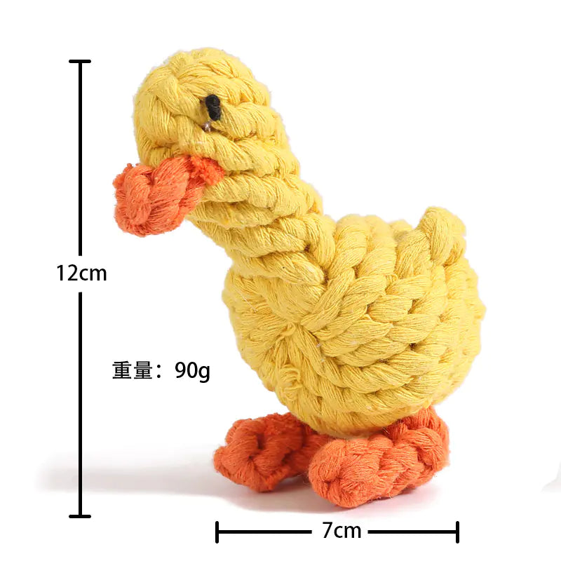 Durable Chew Dog Toys - Cartoon Plush Pet Toys