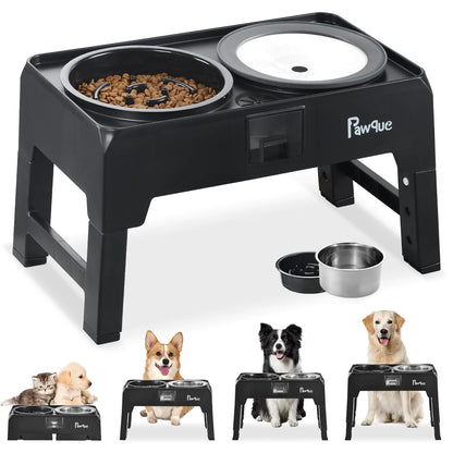 Adjustable Elevated Dog Bowl