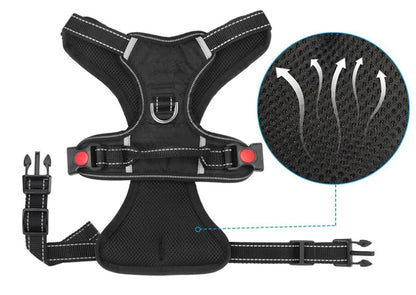 Dog Safety Harness for Large Breeds with Leash