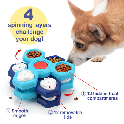 Dr.Q's Interactive Dog Treat Puzzle Toy